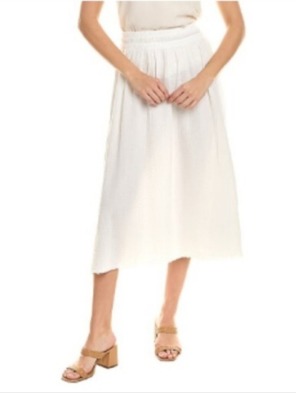 Nation Safa Gauze Midi Skirt